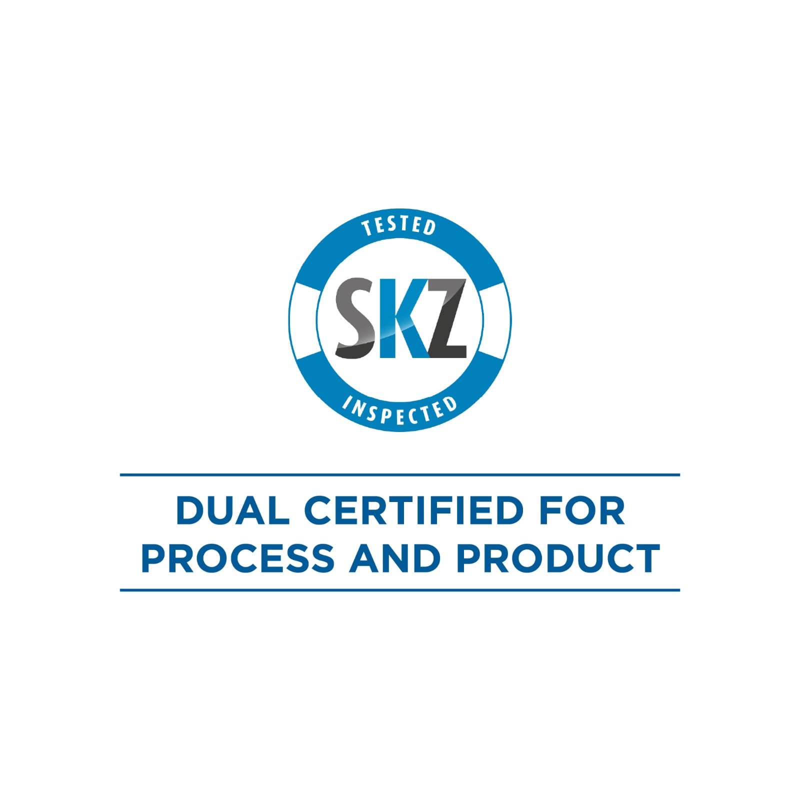 SKZ CERTIFIED Dual Certified for Process and Product